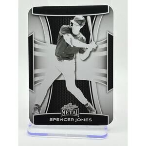 2025 Leaf Metal Baseball Spencer Jones Printing Plate 1/1 SSP Yankees Prospect